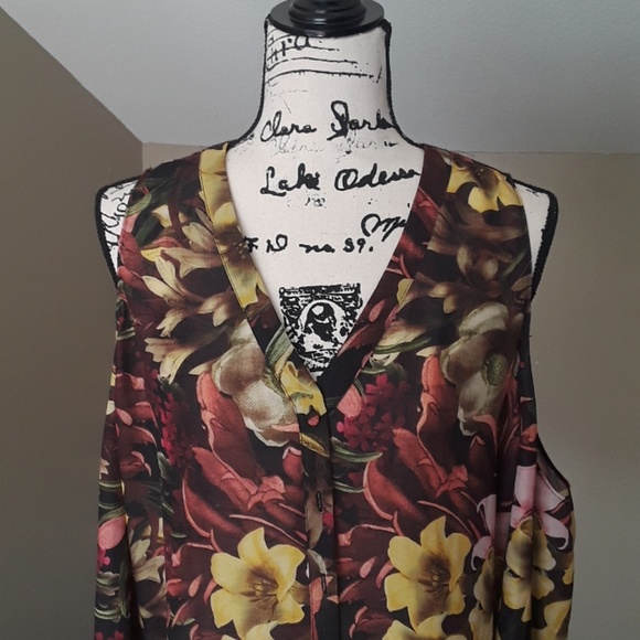 Catherine Malandrino Freida Cold Shoulder Blouse (flaws) - Picture 6 of 10